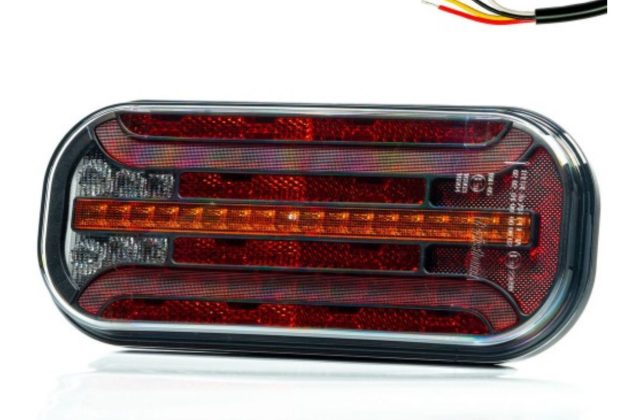 Задний фонарь на прицеп прямоугольный